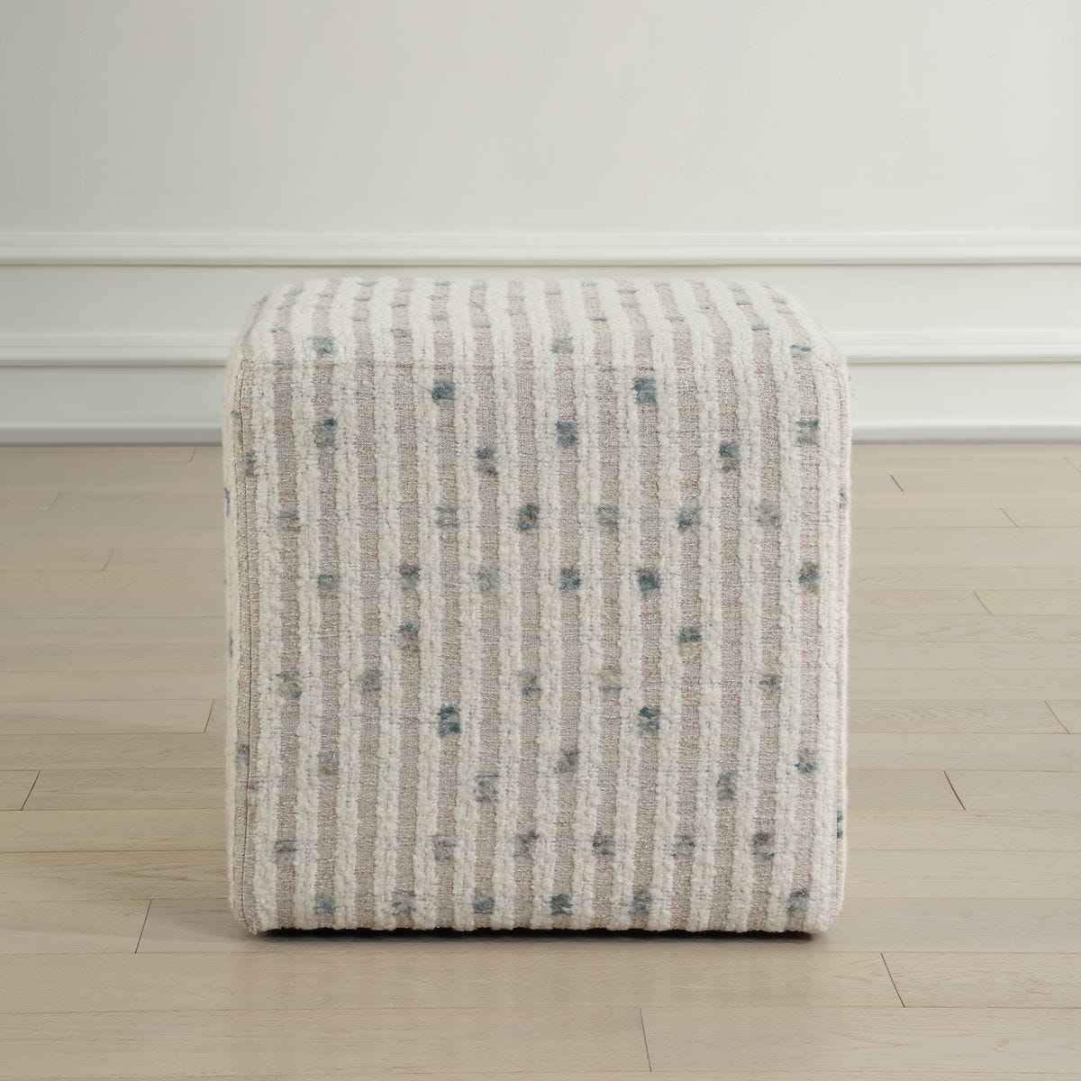 Joie Ottoman, Sea Blue view 3