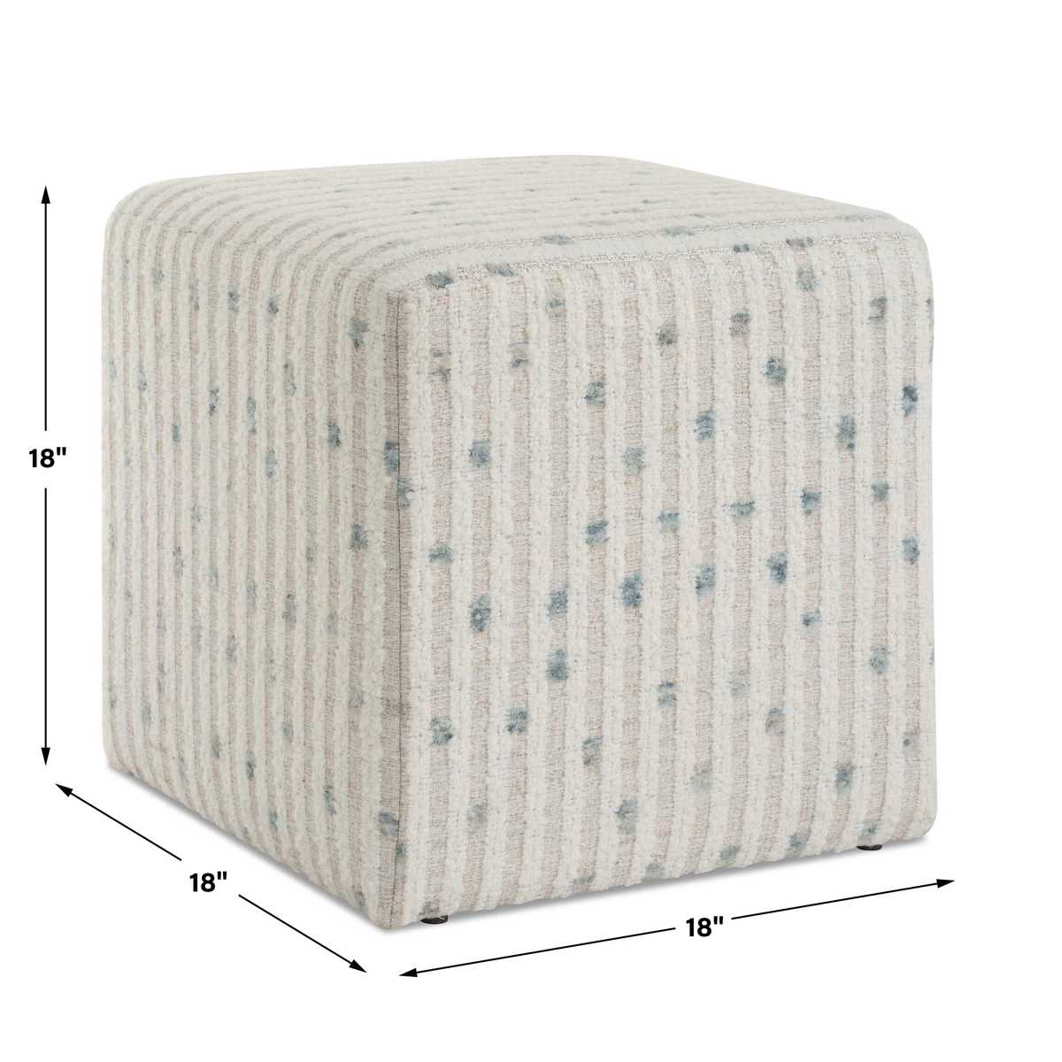 Joie Ottoman, Sea Blue view 6