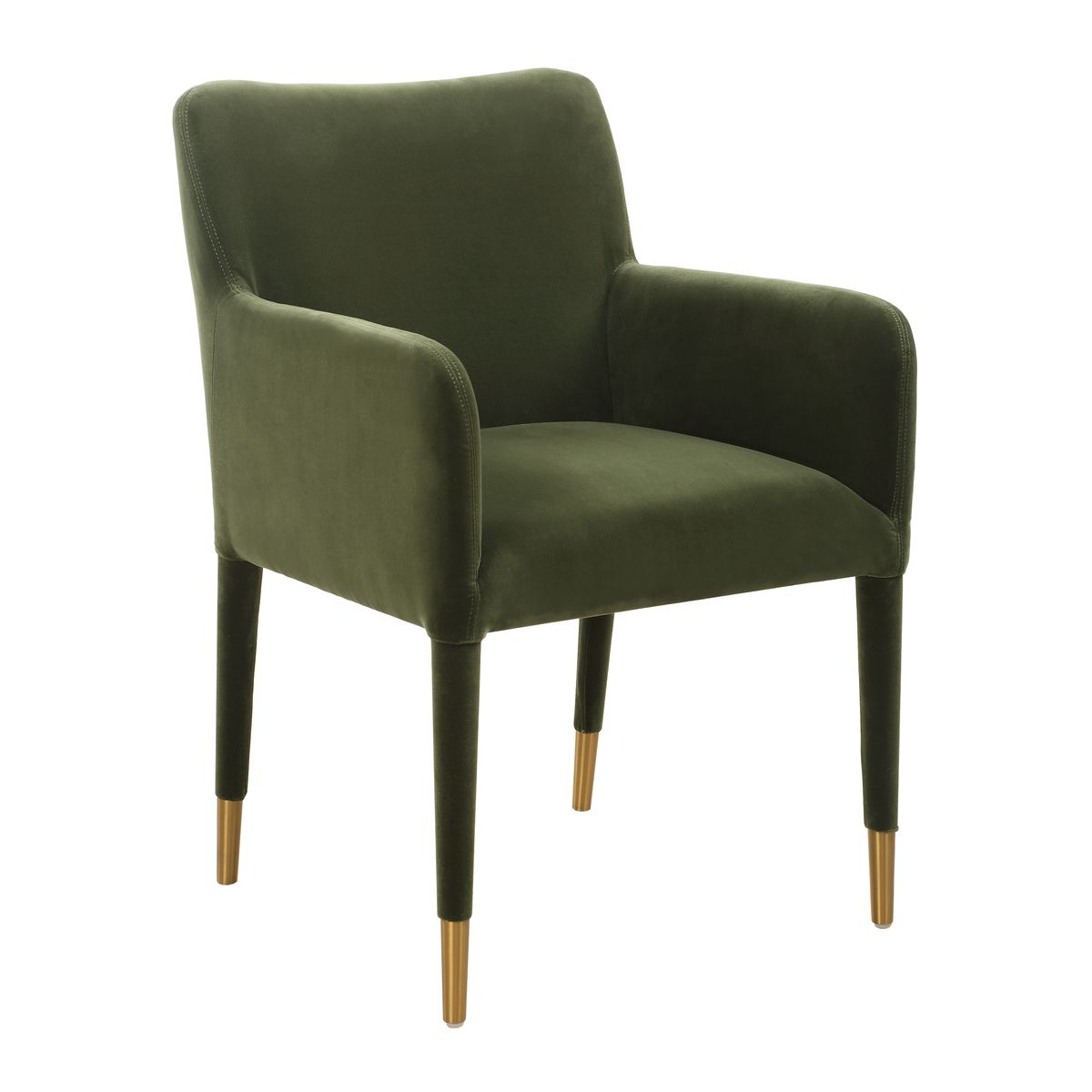 Conifer Dining Arm Chair, Moss - Uttermost
