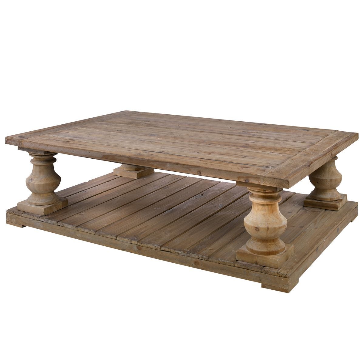 Stratford Coffee Table, Natural view 3