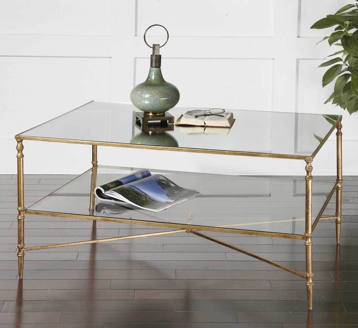 Henzler Coffee Table, Gold - Revelation