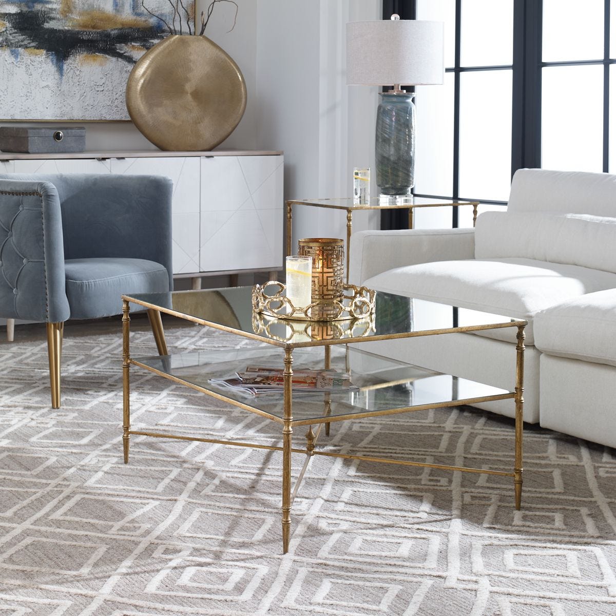 Henzler Coffee Table, Gold - Revelation