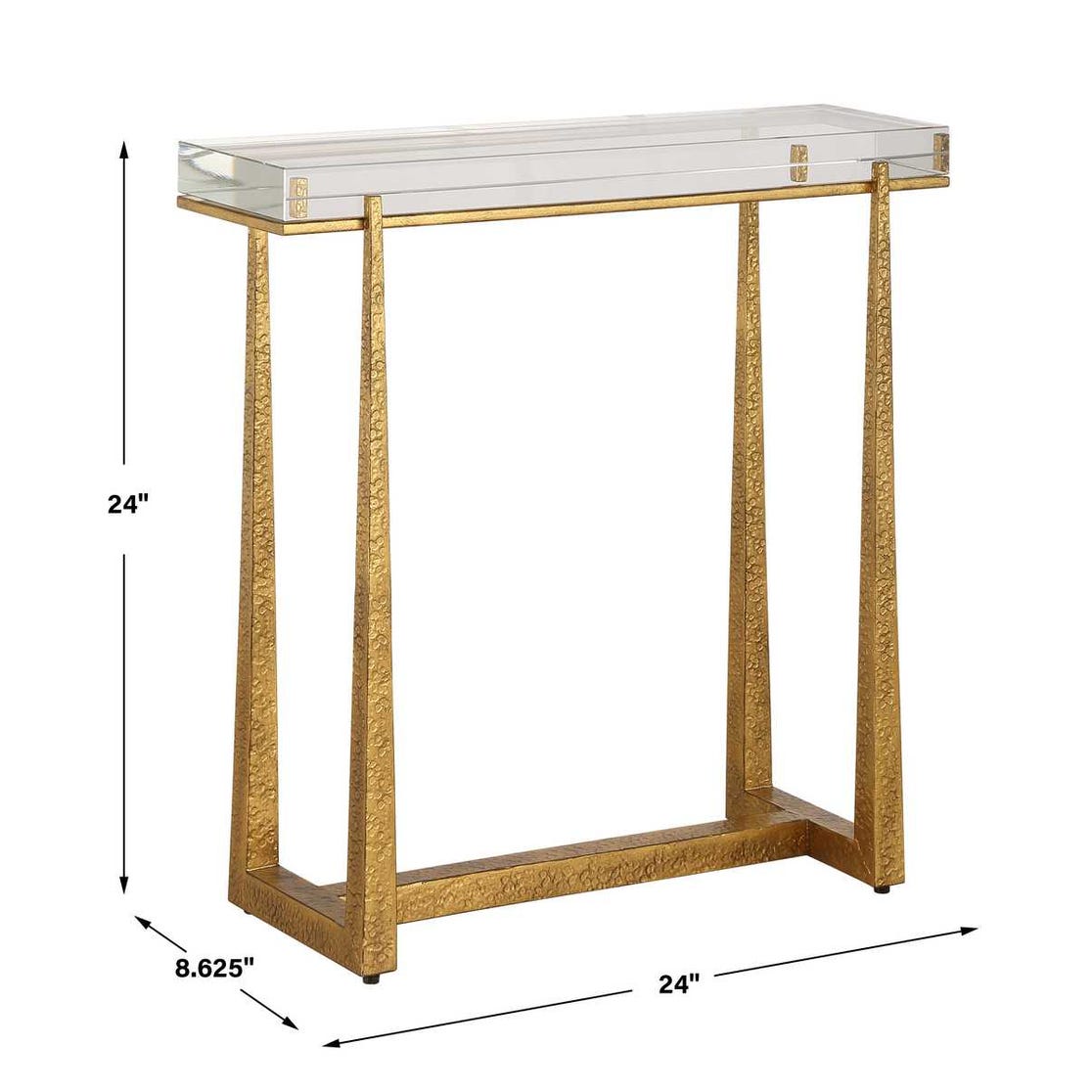 Midas Accent Table, Gold view 18