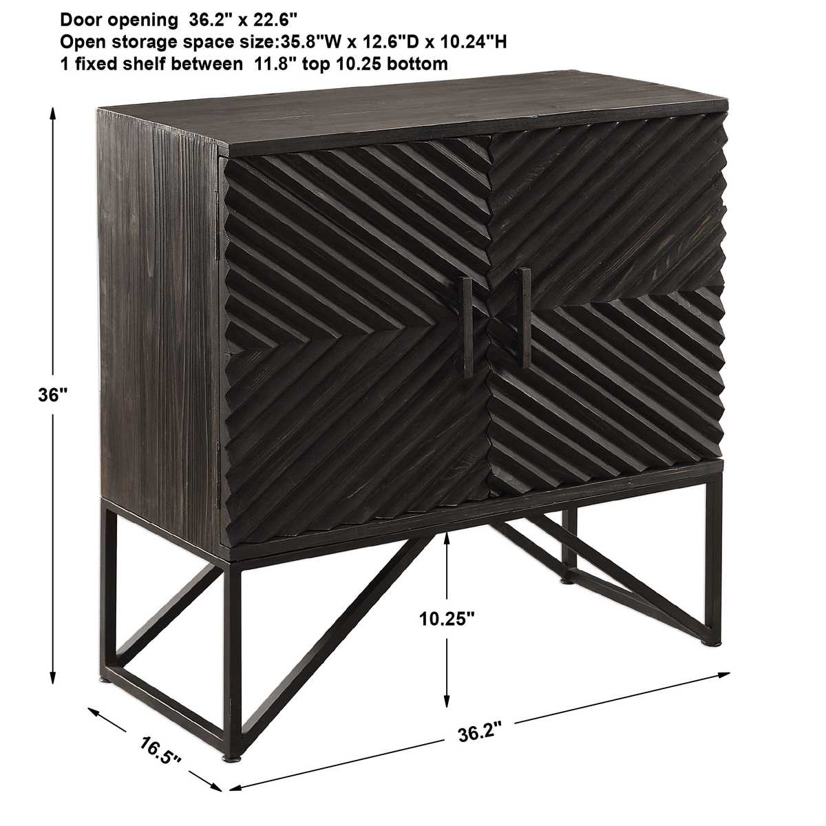 Zadie 2 Door Cabinet - Uttermost