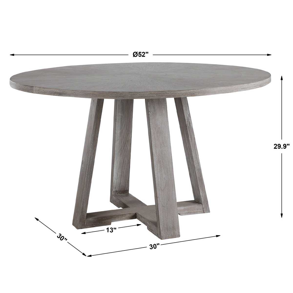 Gidran Dining Table, Gray, 2 Cartons view 9