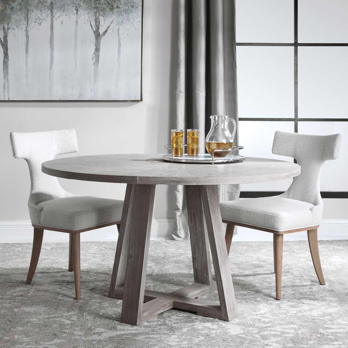 Gidran Dining Table, Gray, 2 Cartons view 7
