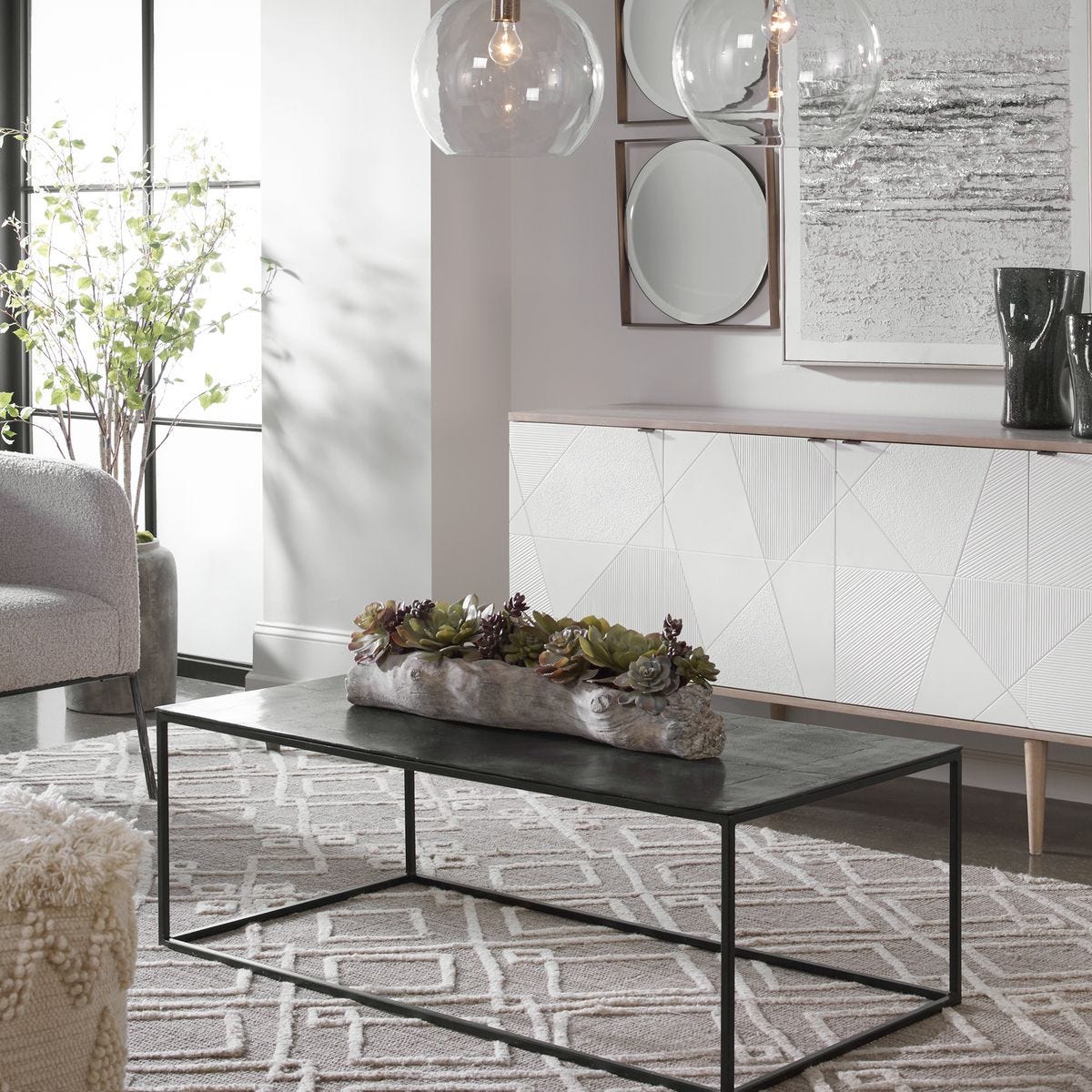 ドテラピース　フォーギブ　コンソール　セット Coreene Coffee Table - Uttermost