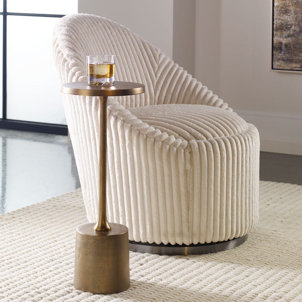 Sanaga Indoor-Outdoor Drink Table, Gold view 10