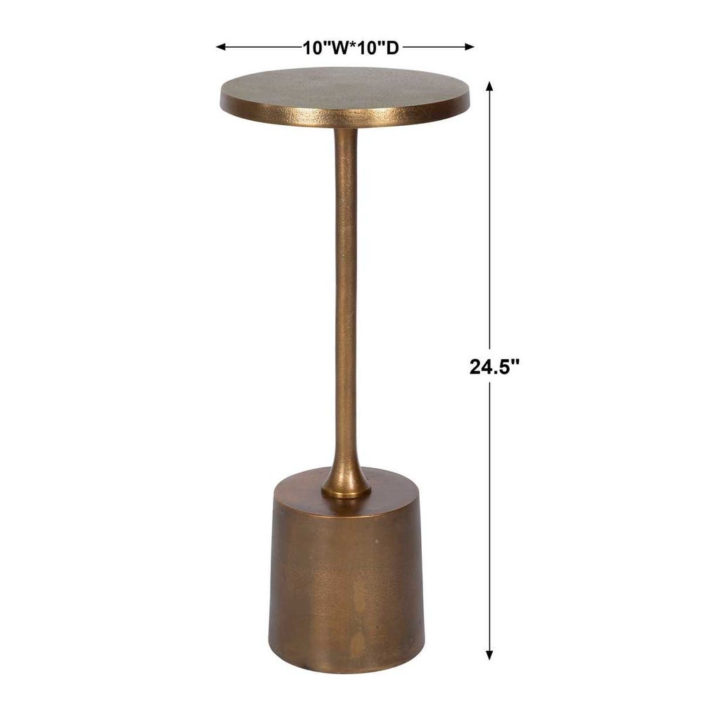 Sanaga Indoor-Outdoor Drink Table, Gold view 12