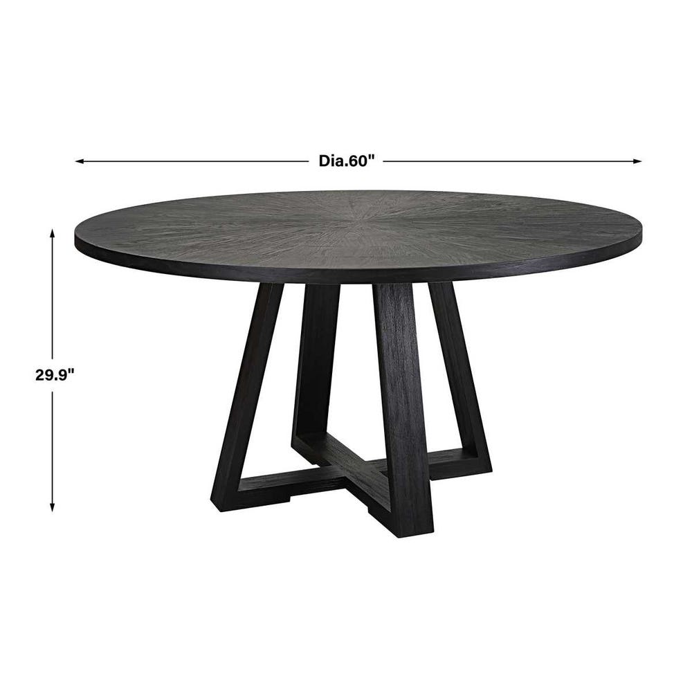 Gidran Dining Table, Black, 2 Cartons view 14