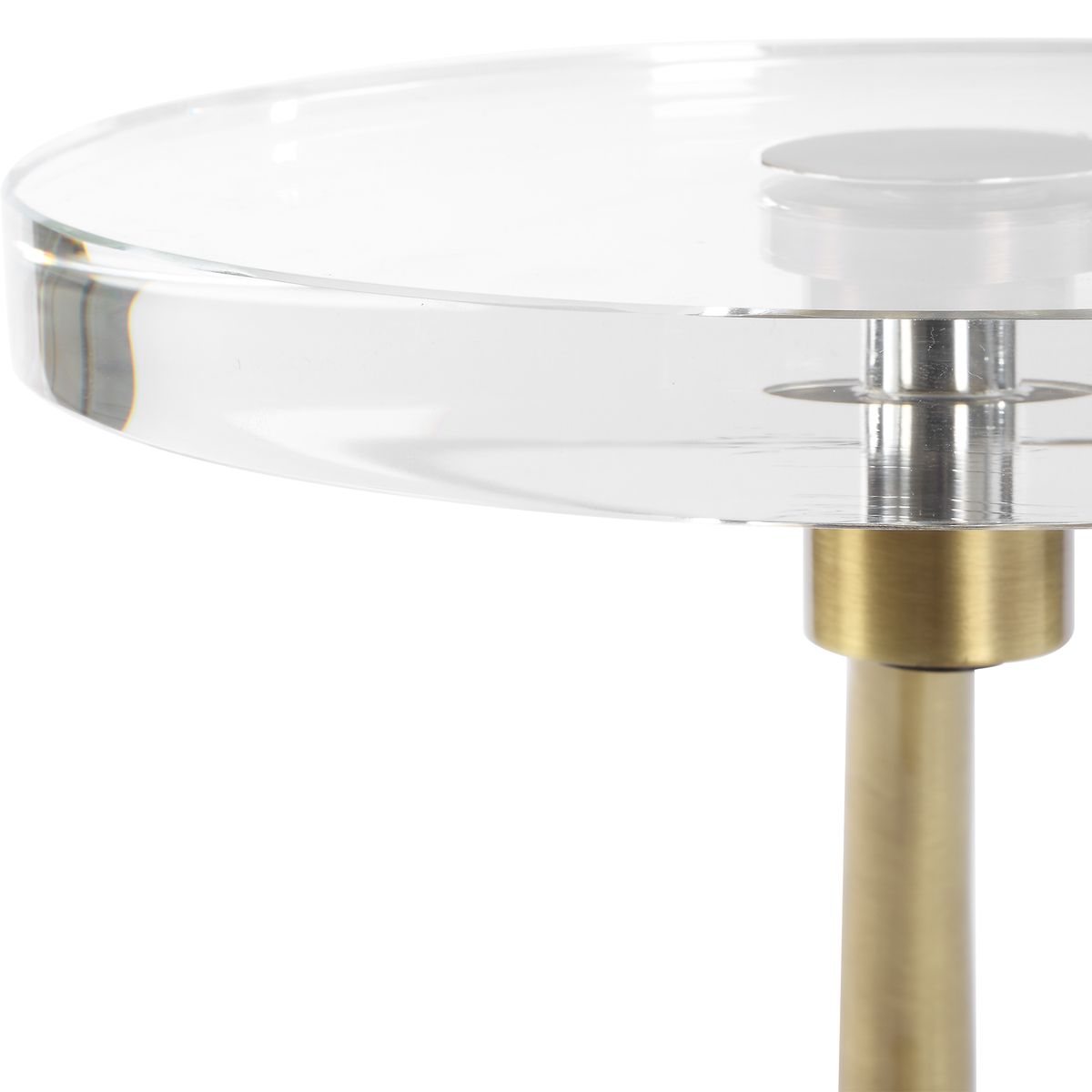 Waveney Drink Table, Brass - Uttermost