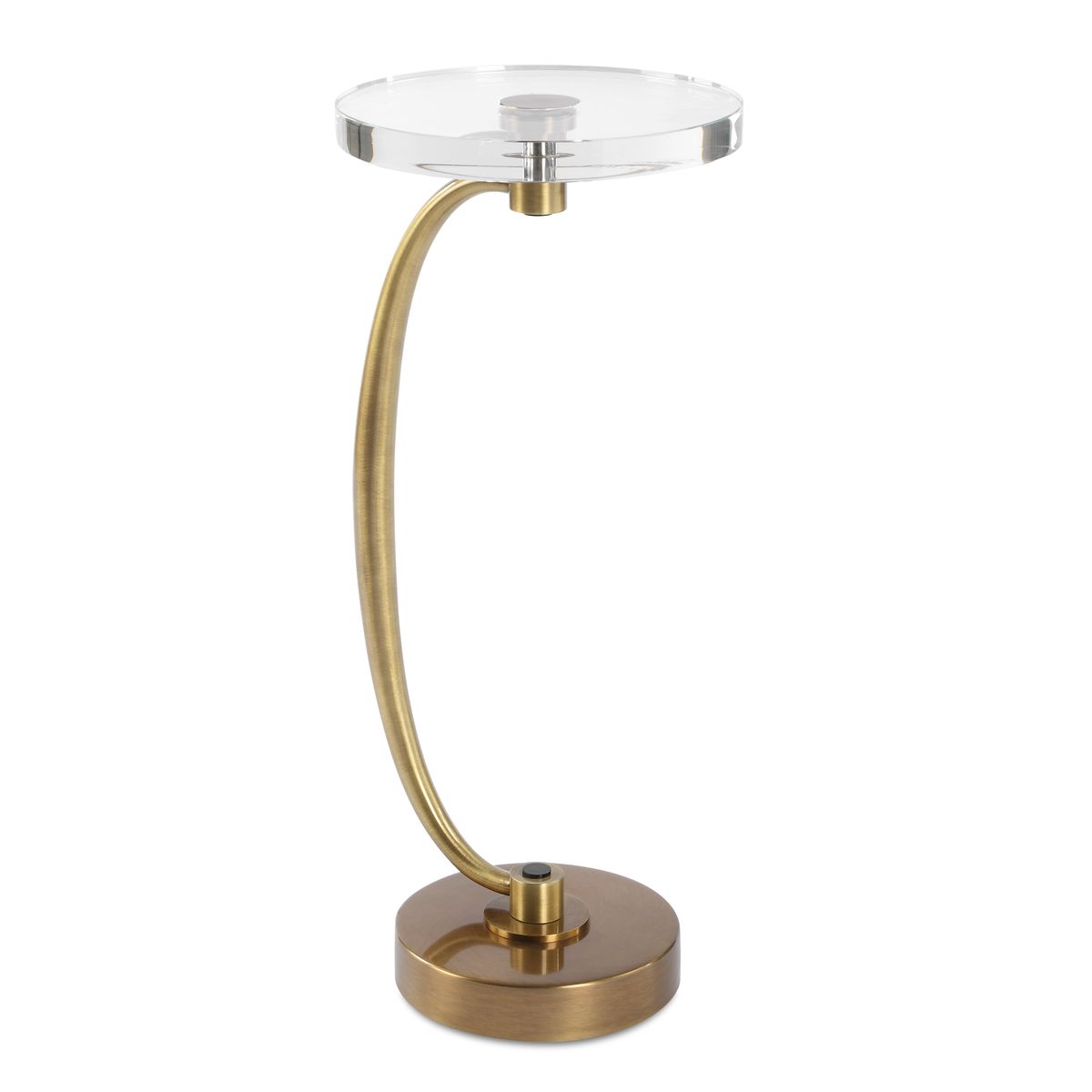 Waveney Drink Table, Brass - Uttermost