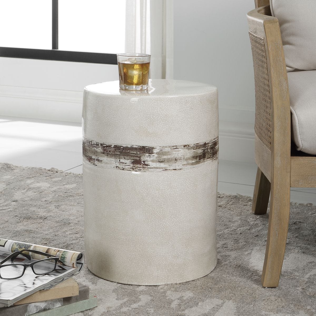 Comanche Garden Stool - Uttermost