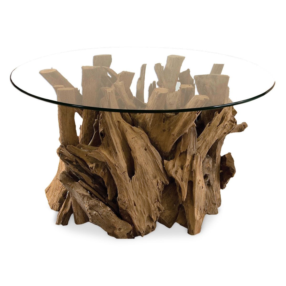 ACME Furniture DRIFTWOOD　LOWTABLE Driftwood Coffee Table, Small, 2 Cartons - Uttermost
