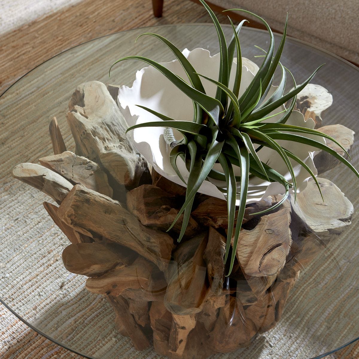 Driftwood Coffee Table, Small, 2 Cartons - Uttermost