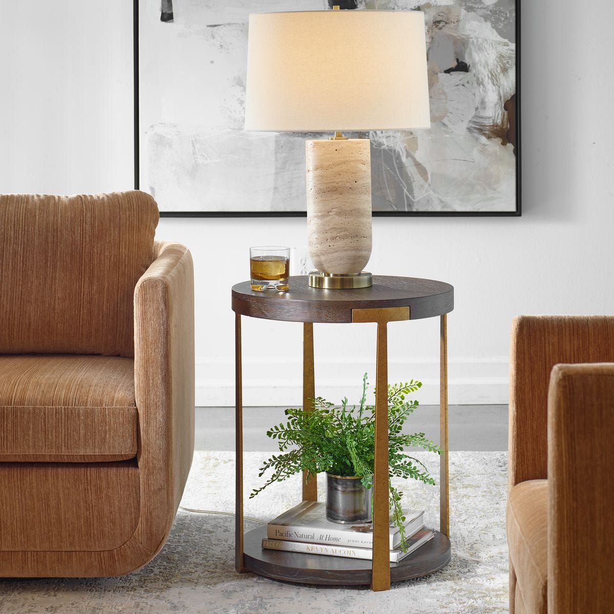 Palisade Side Table, Walnut view 7