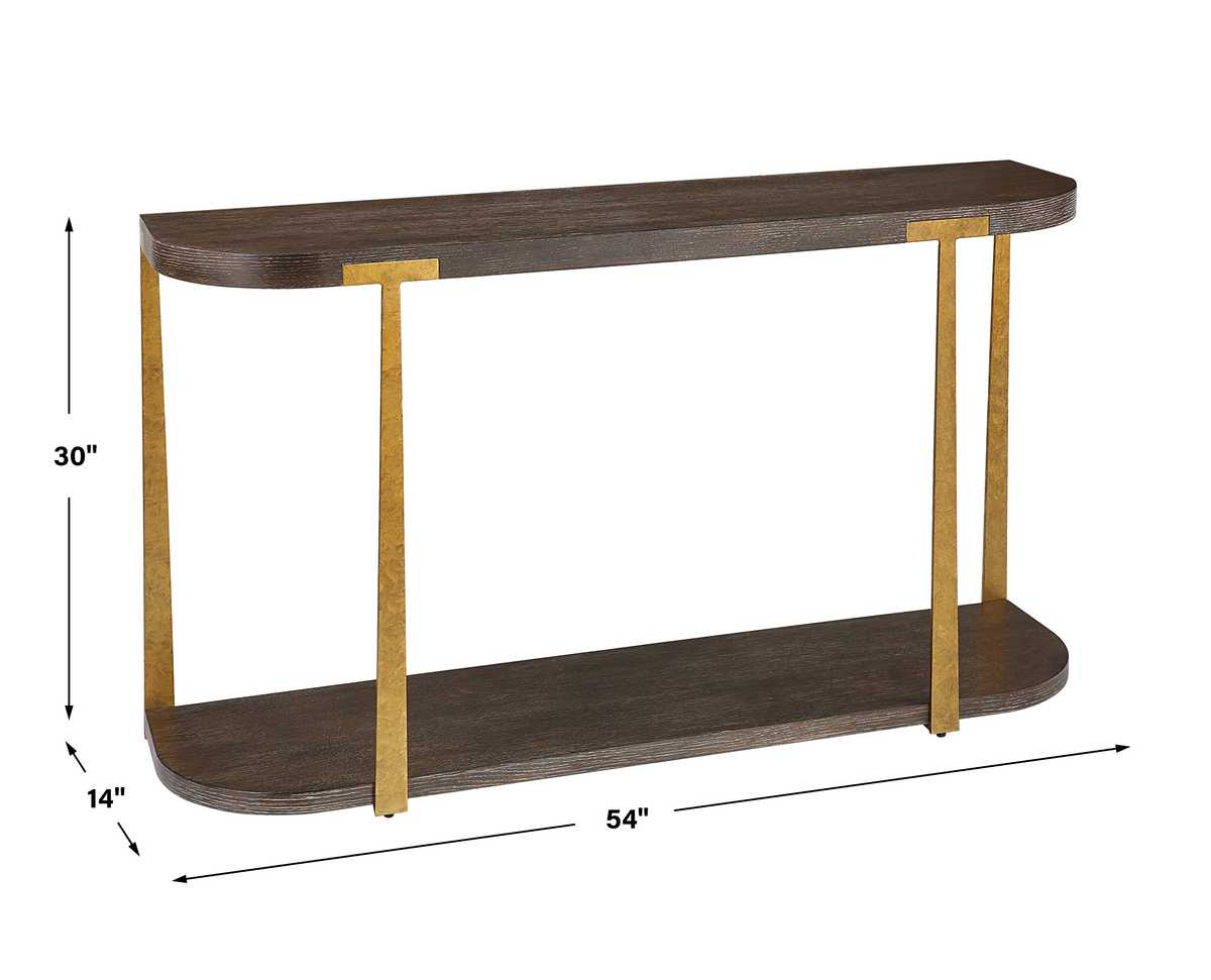 Palisade Console Table, Walnut view 10