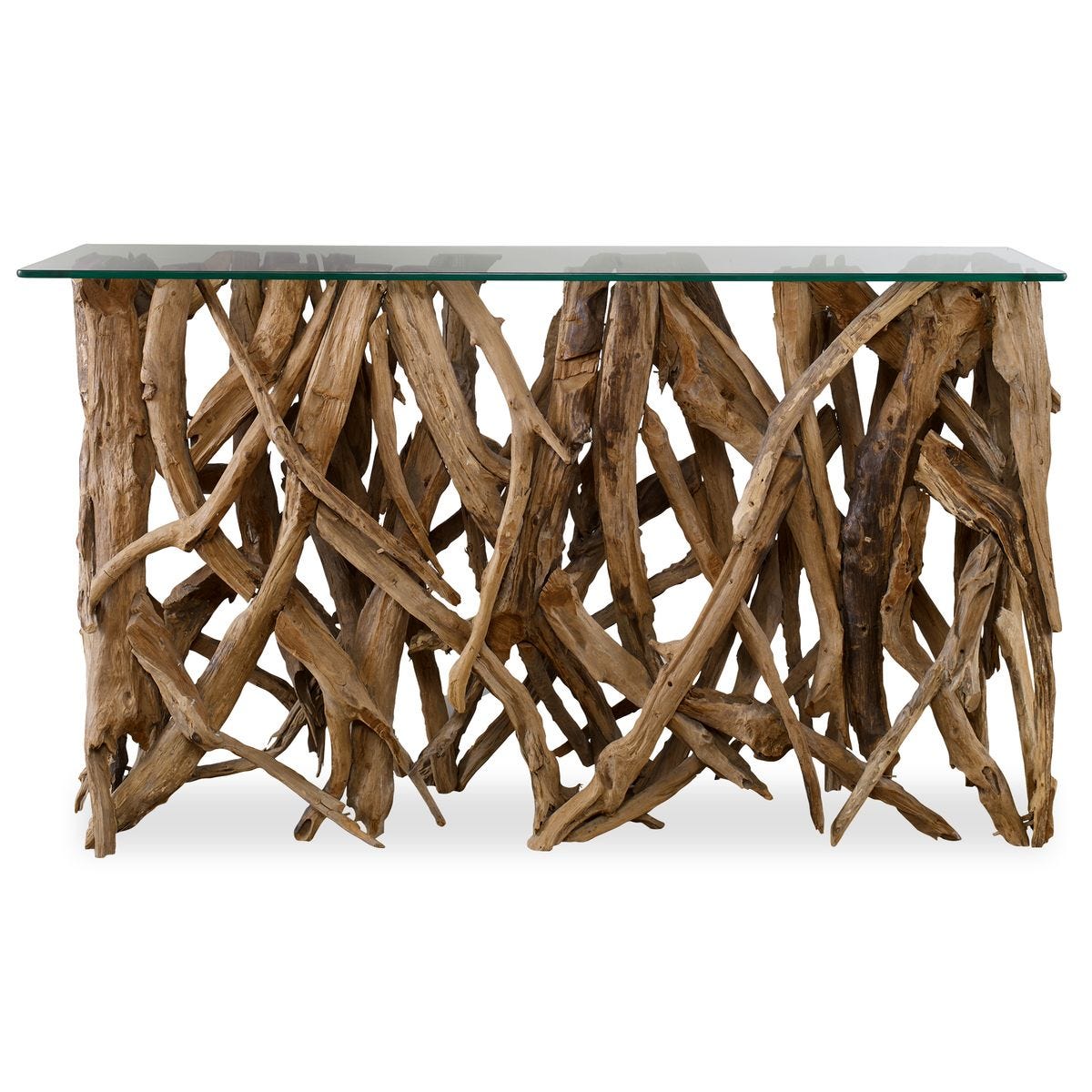 Teak Wood Console - Uttermost