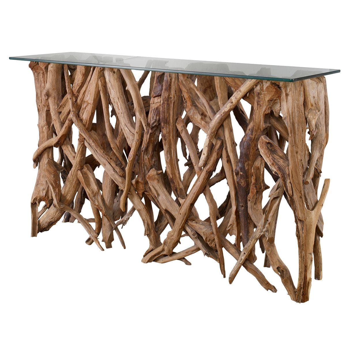 Teak Wood Console - Uttermost