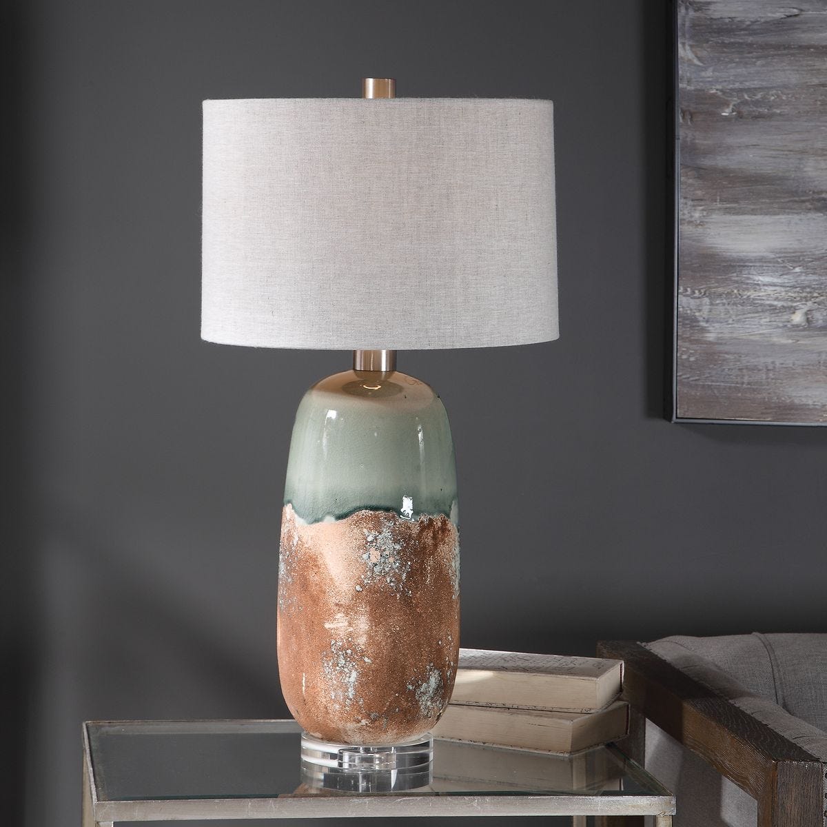 ぽん様　リクエスト　ライトグレーXS Maggie Table Lamp - Uttermost