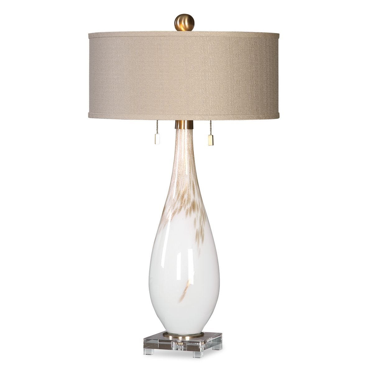 Cardoni Table Lamp, White view 2