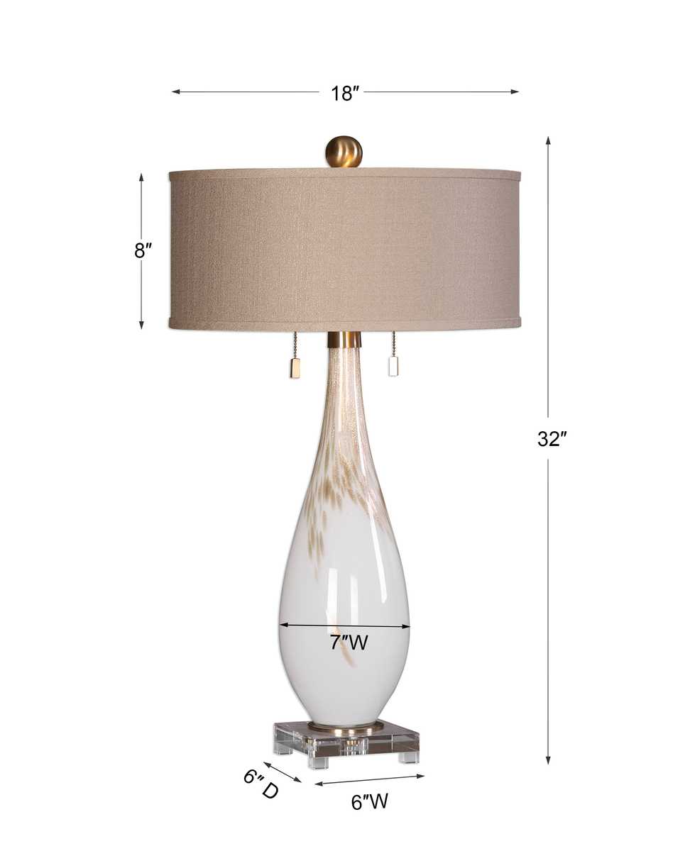 Cardoni Table Lamp, White view 9