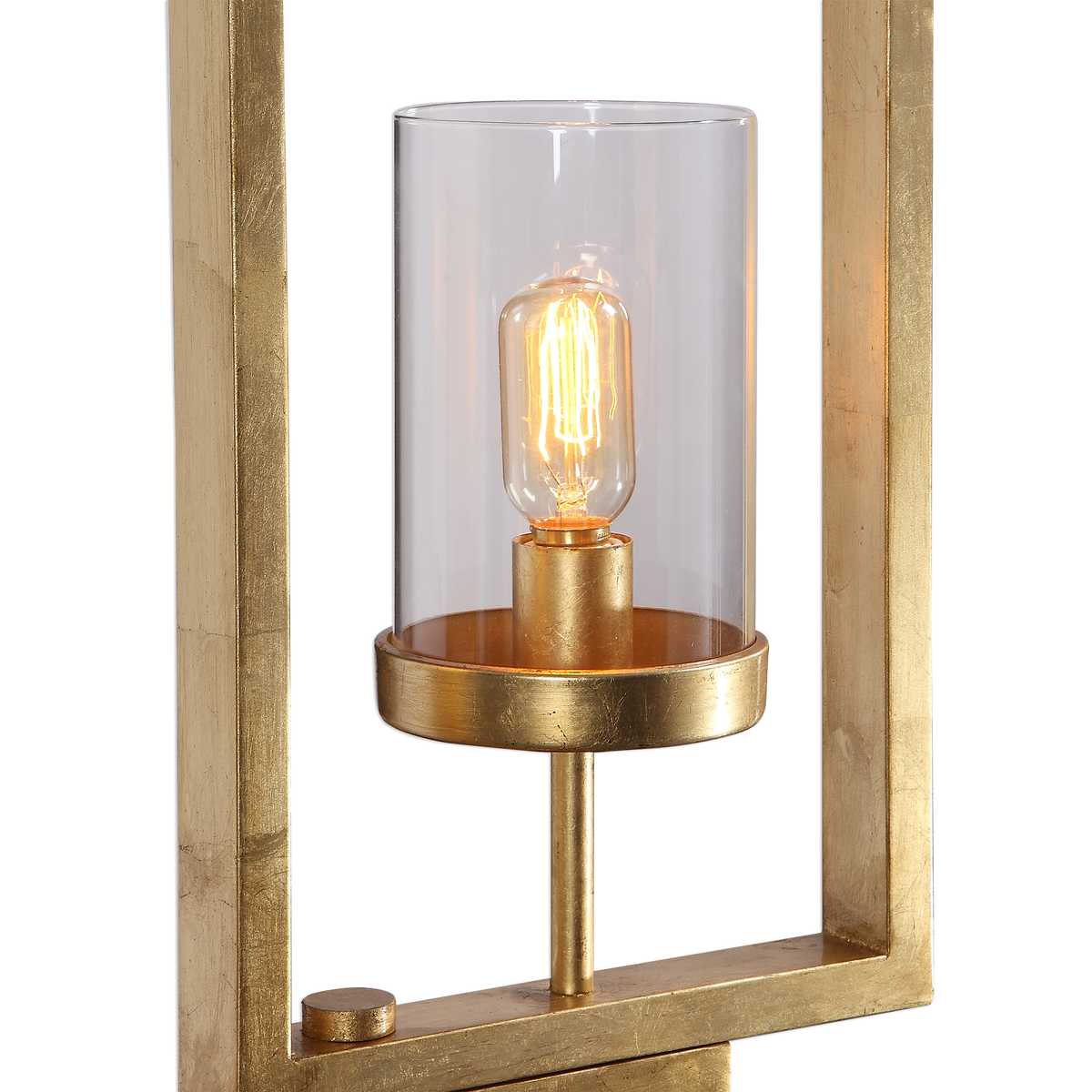 Cielo Floor Lamp, Gold - Uttermost