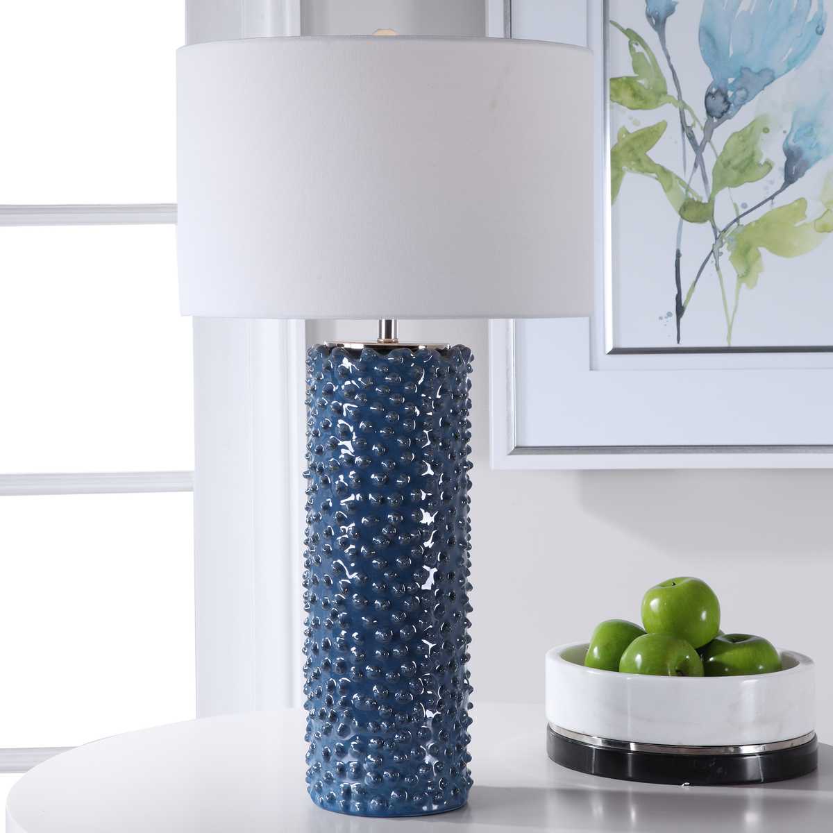 Ciji Table Lamp, Blue - Uttermost