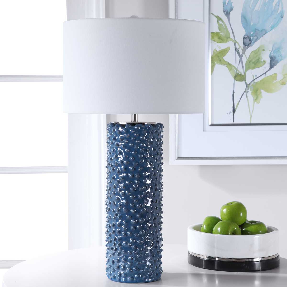 Ciji Table Lamp, Blue - Uttermost