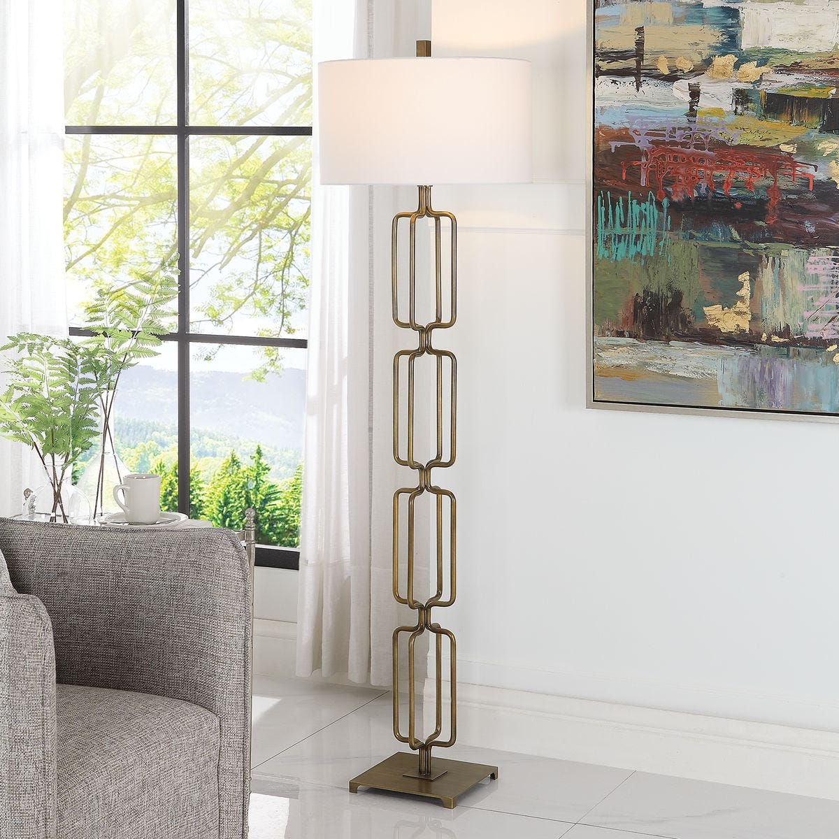 Link Floor Lamp - Uttermost