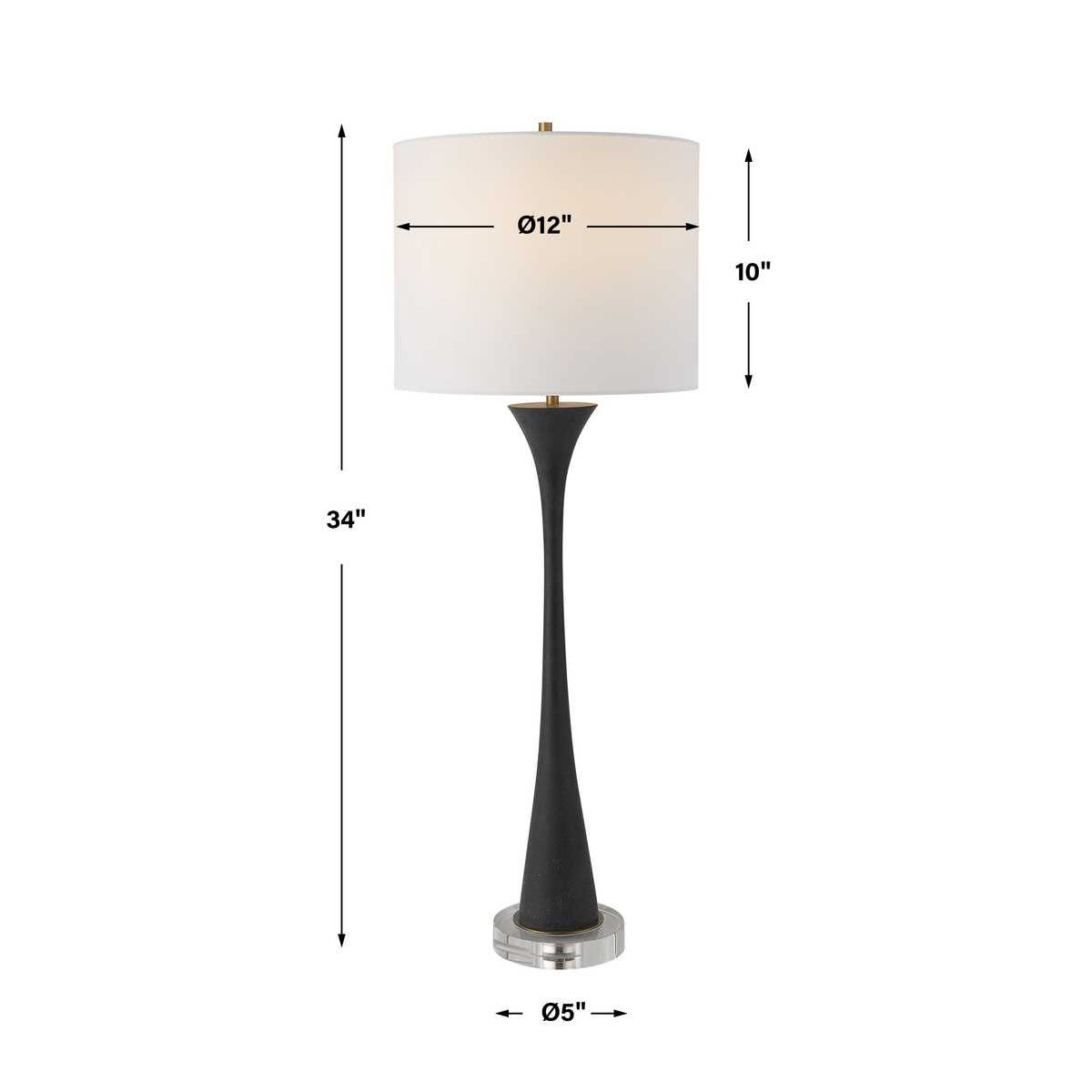 Fountain Buffet Lamp, Black view 16
