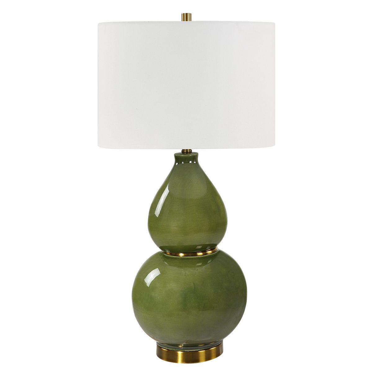 Gourd Table Lamp, Green view 4