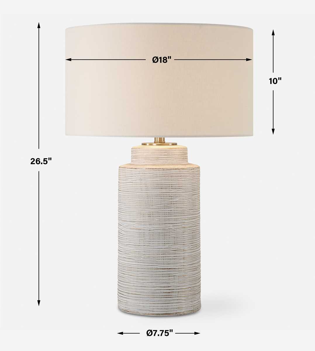 Crimp Table Lamp view 8