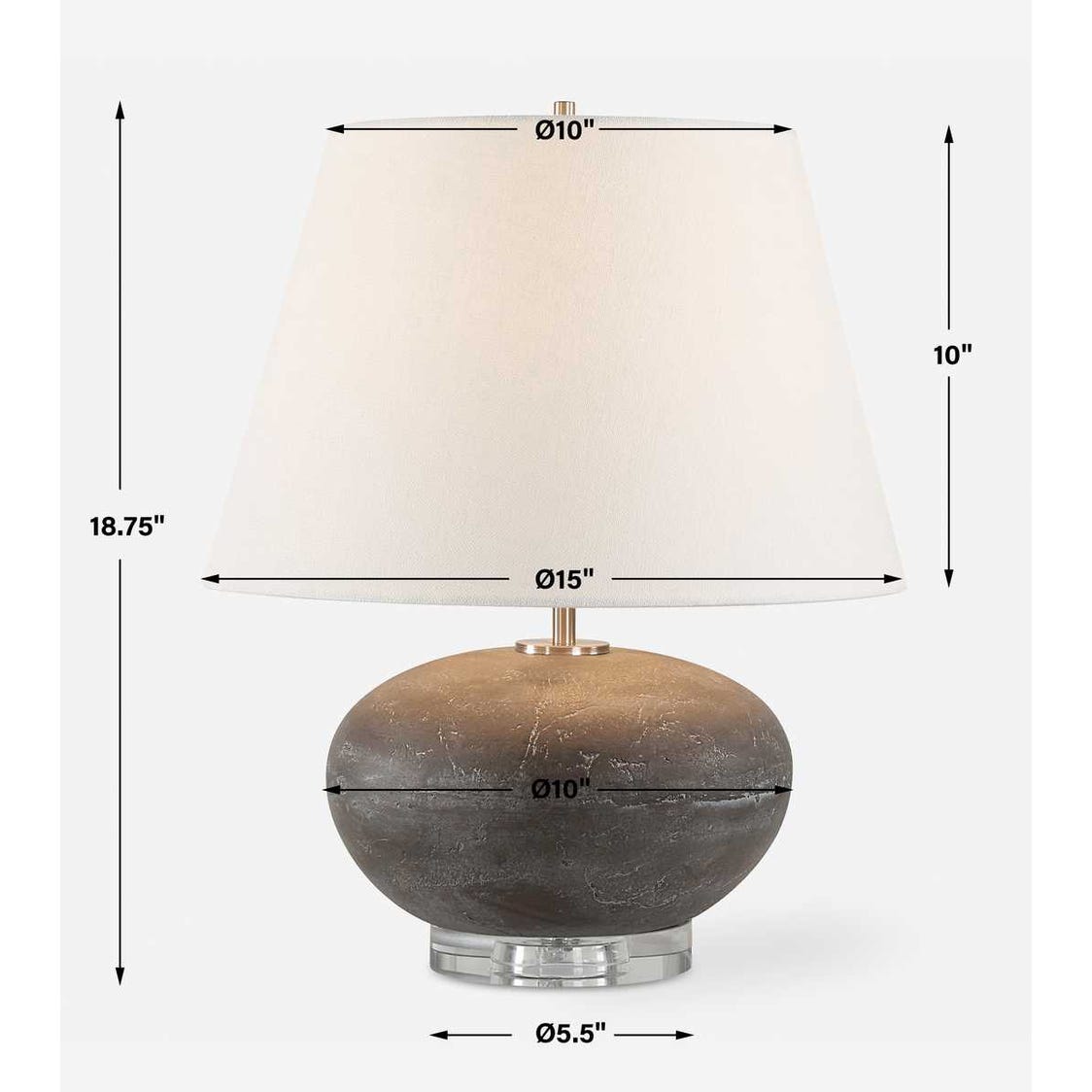 Lampada Da Tavolo Rabalux 4384 Ellie - Design Classico Con Funzione Varialuce - Luce Regolabile