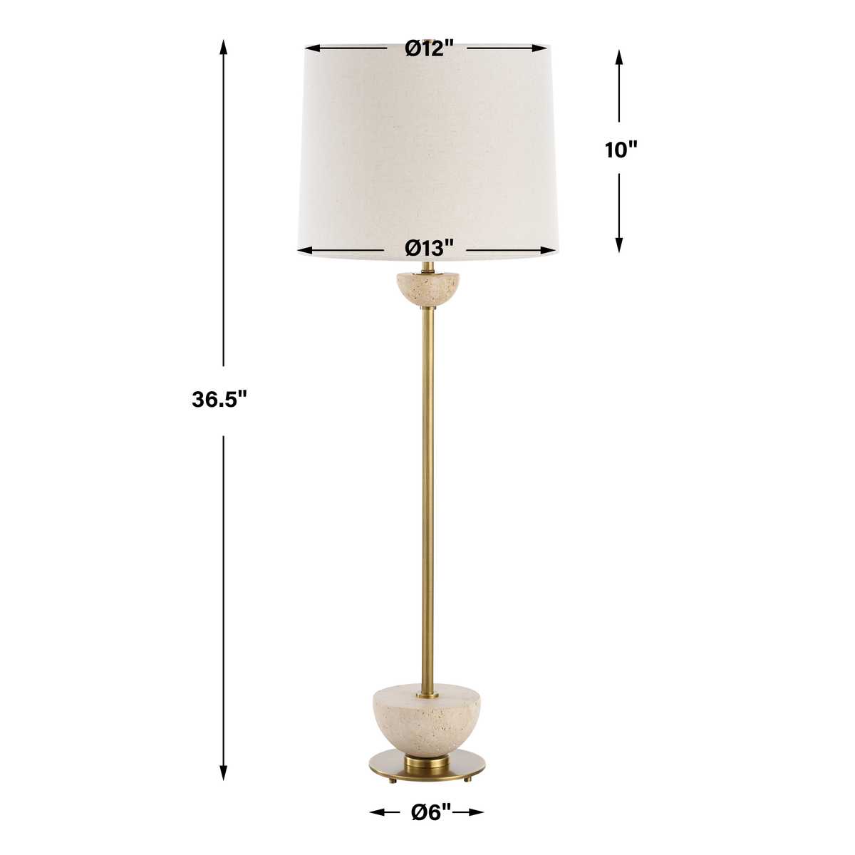 Hemisphere Buffet Lamp view 7