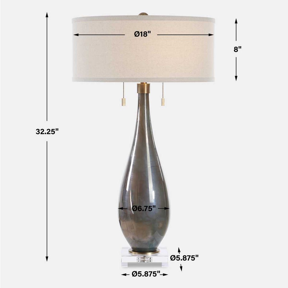 Cardoni Table Lamp, Bronze view 16