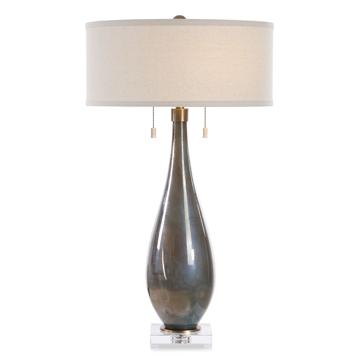 Cardoni Table Lamp, Bronze view 2