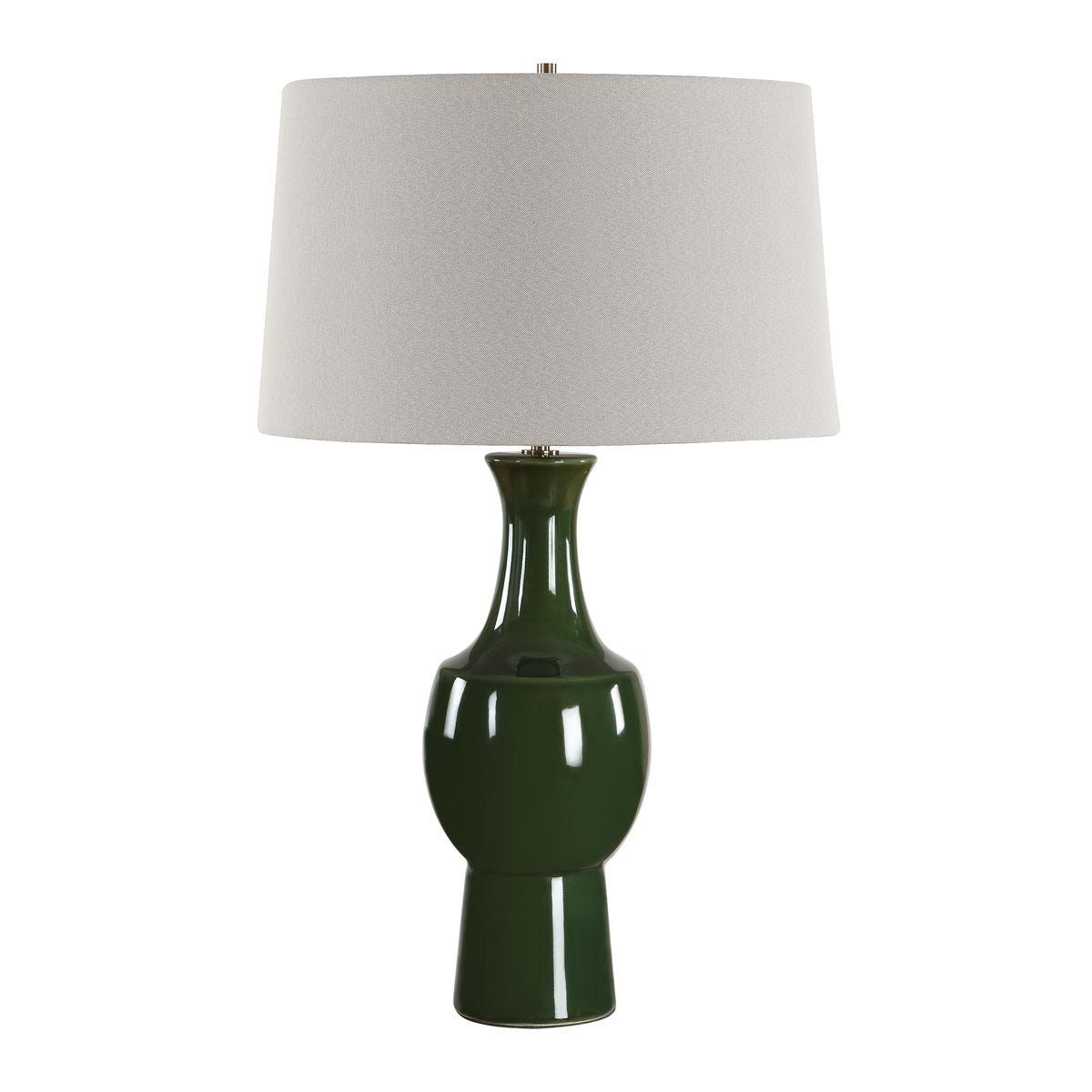 Tennille Table Lamp, Green view 4