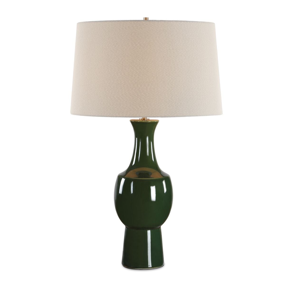 Tennille Table Lamp, Green view 2