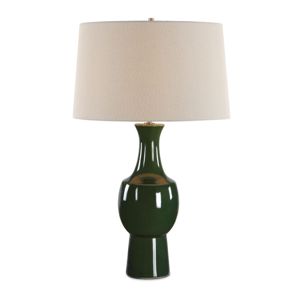 Tennille Table Lamp, Green view 9