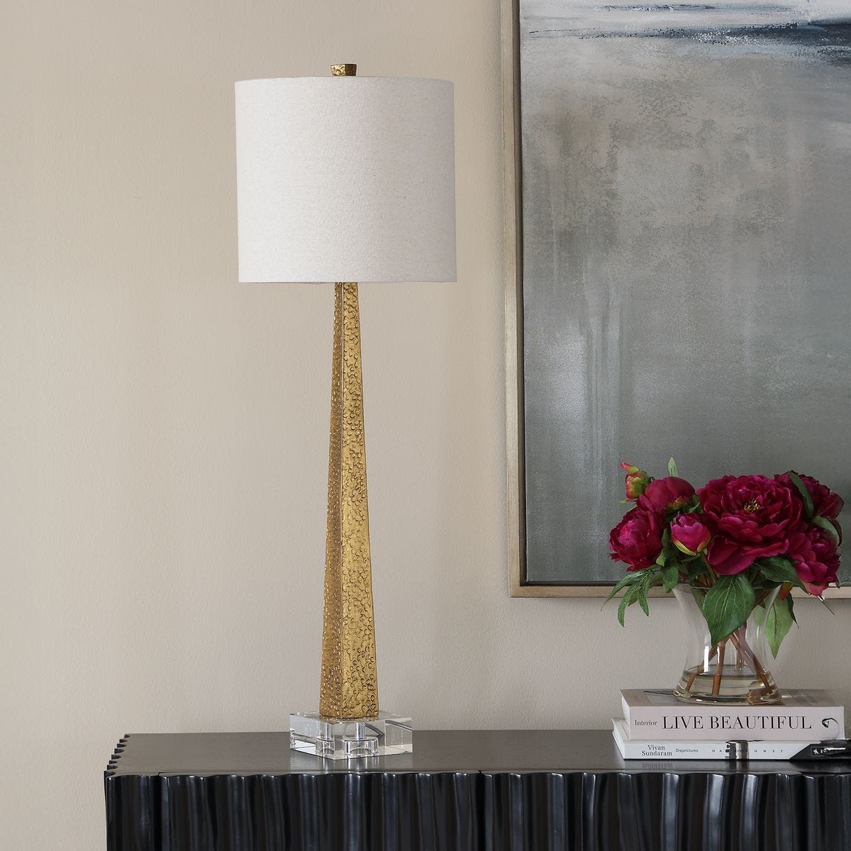 Midas Buffet Lamp, Gold view 3