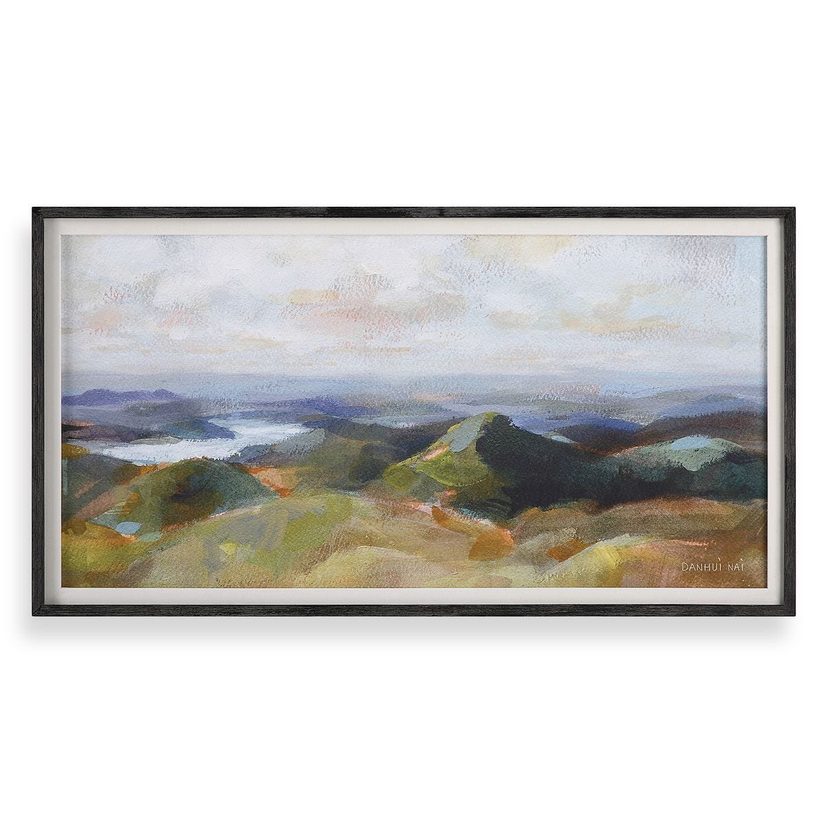 Above The Lakes Framed Print view 2