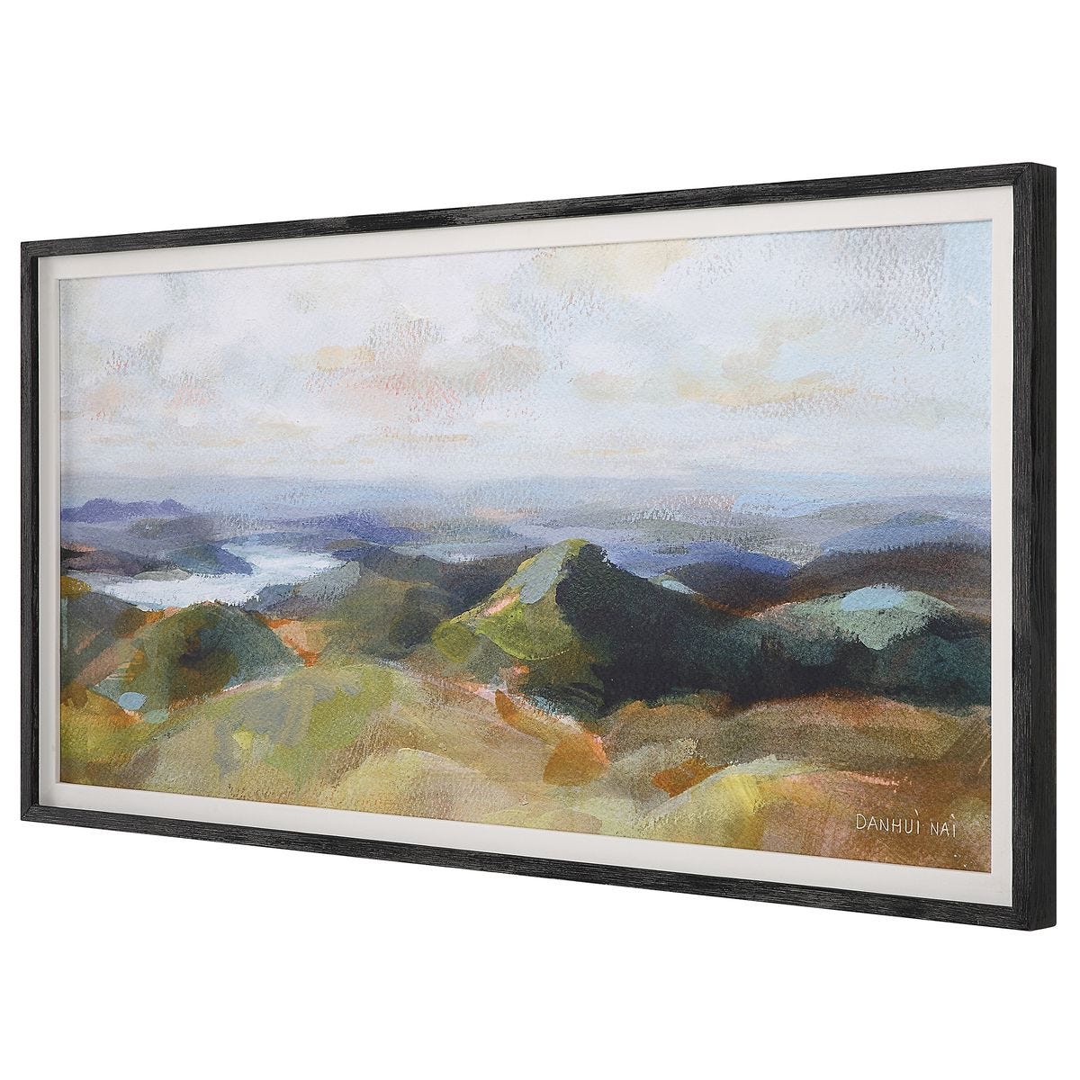 Above The Lakes Framed Print view 4