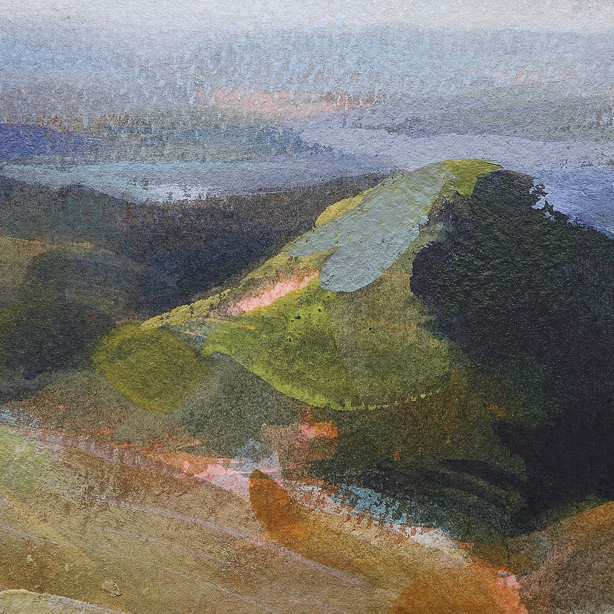 Above The Lakes Framed Print view 5