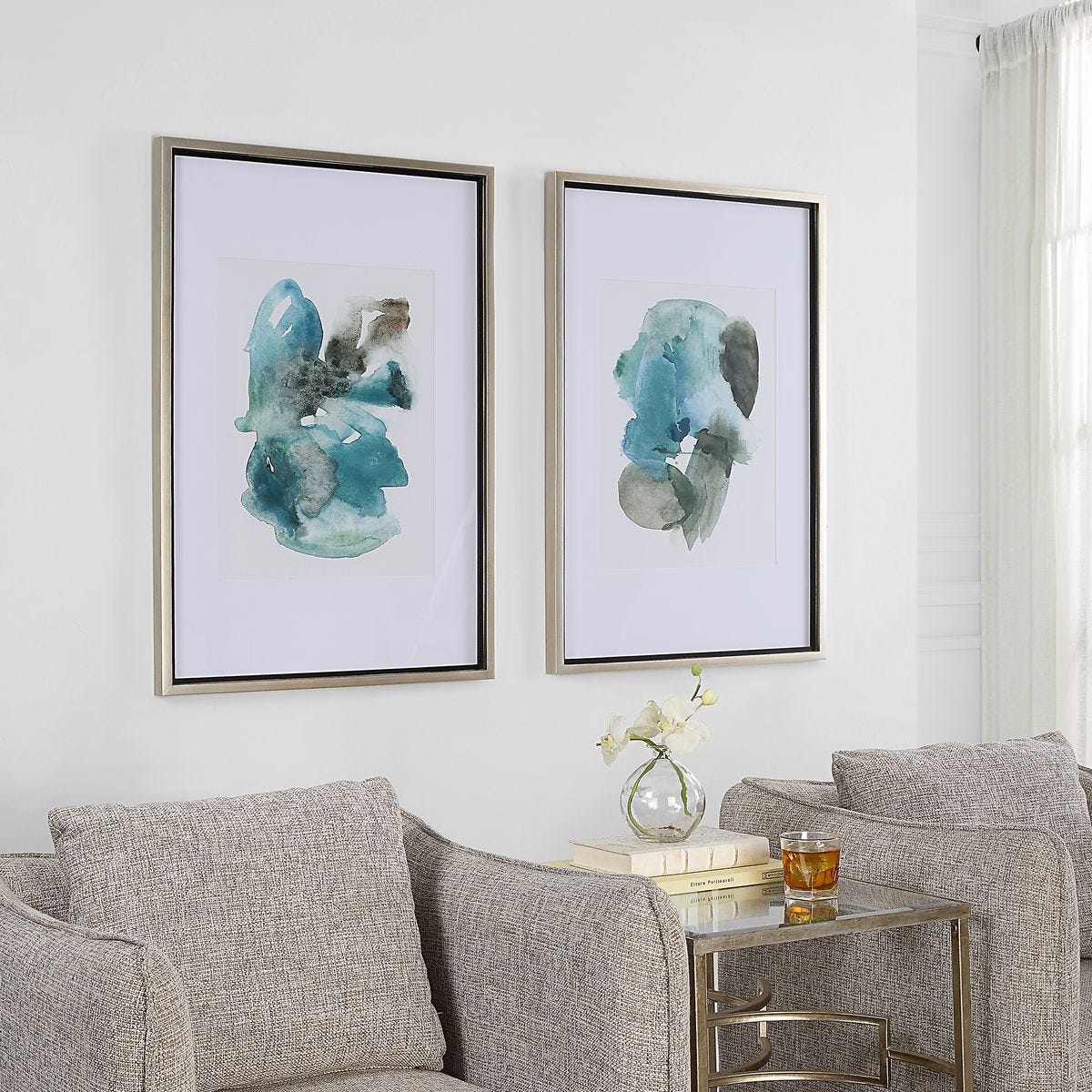 Blueprints Framed Prints, S/2 view 4