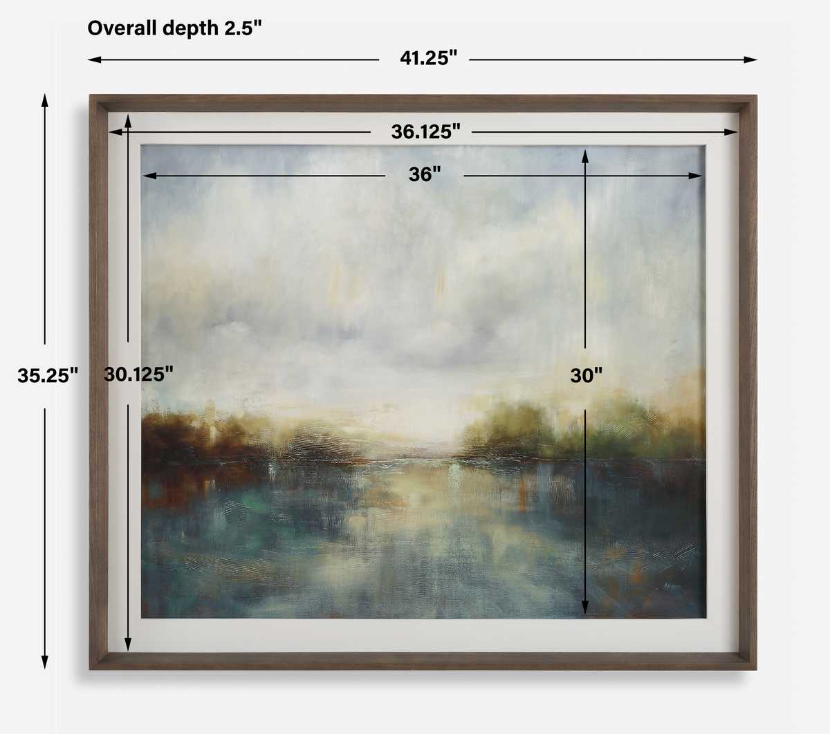 Blue Reverie Framed Print view 9