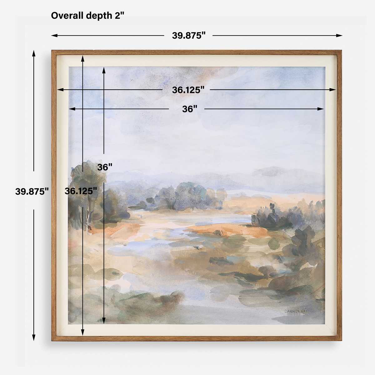 River Afternoon Framed Print - Uttermost