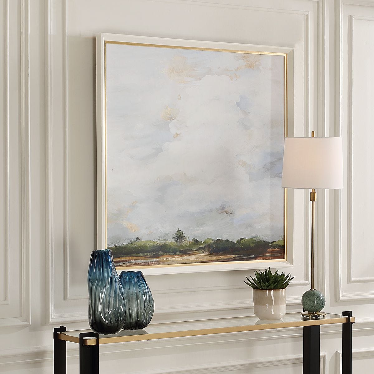 Whispering Cloudscapes Framed Print view 3