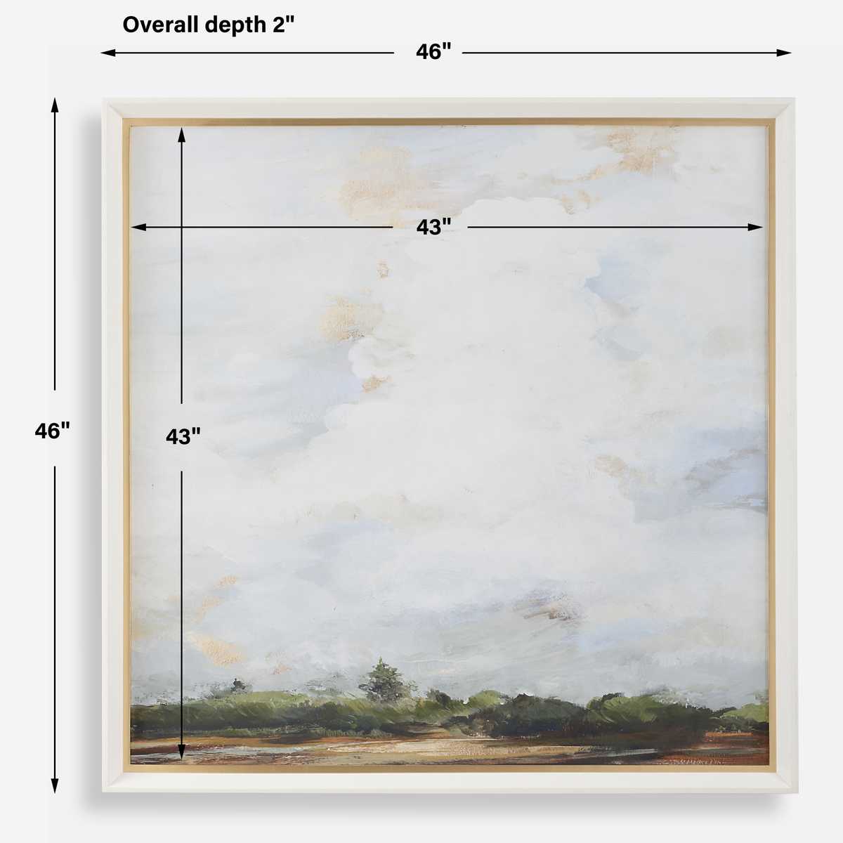 Whispering Cloudscapes Framed Print view 8