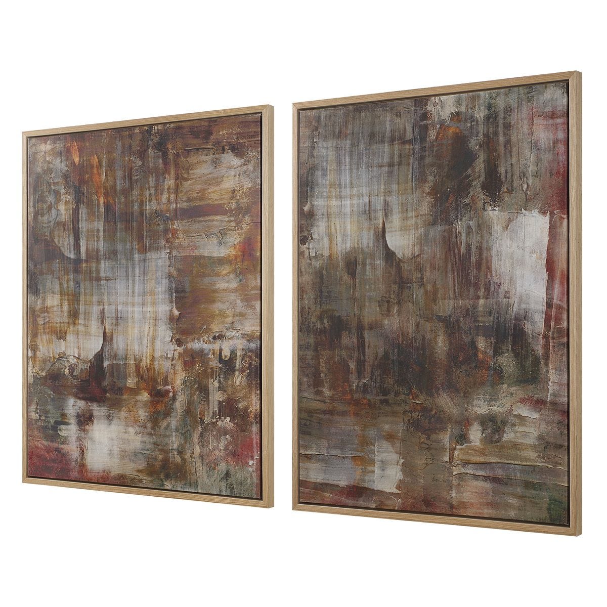 Molten Patina Framed Canvases, S/2 view 4